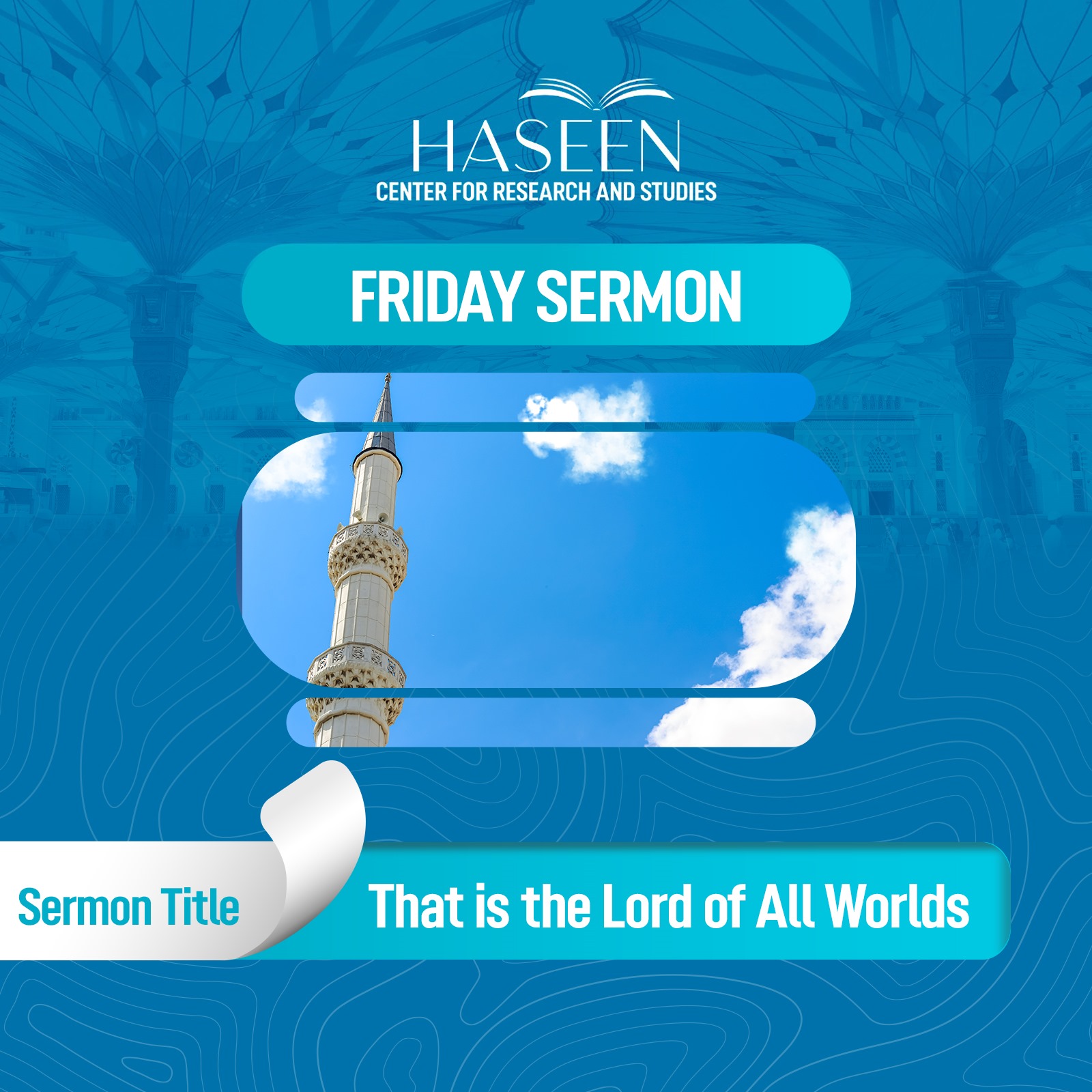 Title of the Sermon: That is the Lord of All Worlds