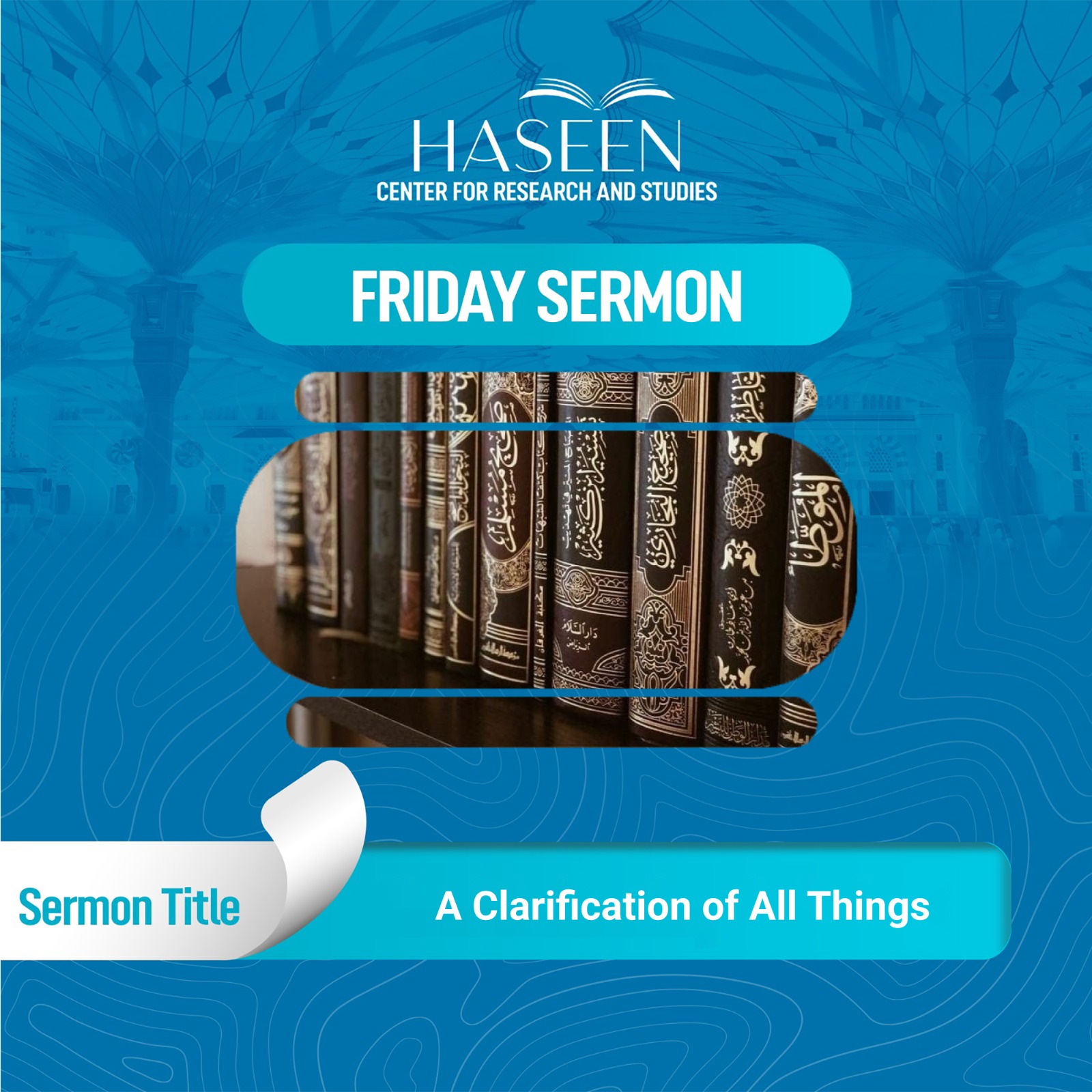 Title of the Sermon: A Clarification of All Things